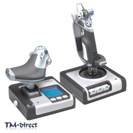 saitek x52 flight control system joystick throttle usb 2.0