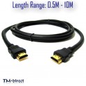 HDMI v1.4 High Speed 1080P 3D Video Lead Premium Cable For Sky HD PS3 XBox TV