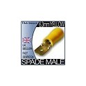 6.3mm Male Spade Yellow Connectors Insulated Electrical Crimp Terminals 
6.3mm Male Spade Yellow Connectors Insulated Electrical