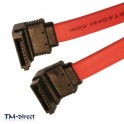 30CM SATA II to Right Angled Hard Drive Data Cable Lead - 110654173765 - T - 74941